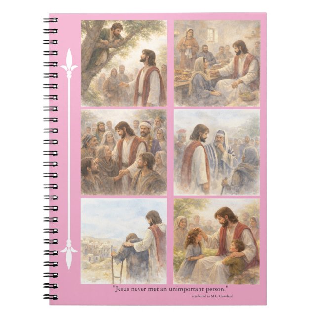 No unimportant person notebook anteckningsbok (Framsidan)