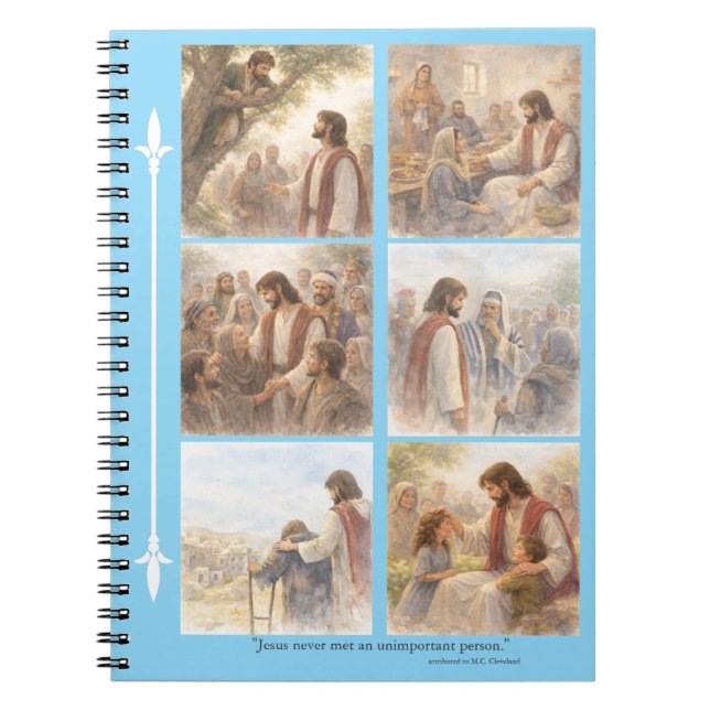 No unimportant person notebook anteckningsbok (Framsidan)