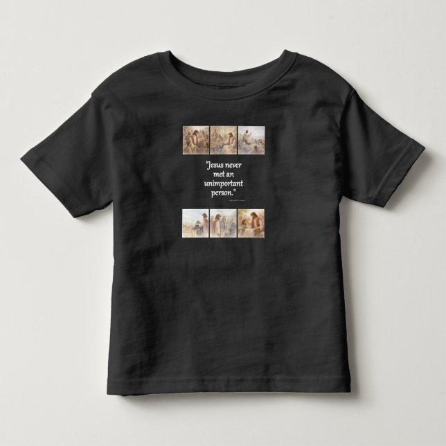 No unimportant person t shirt (Framsida)