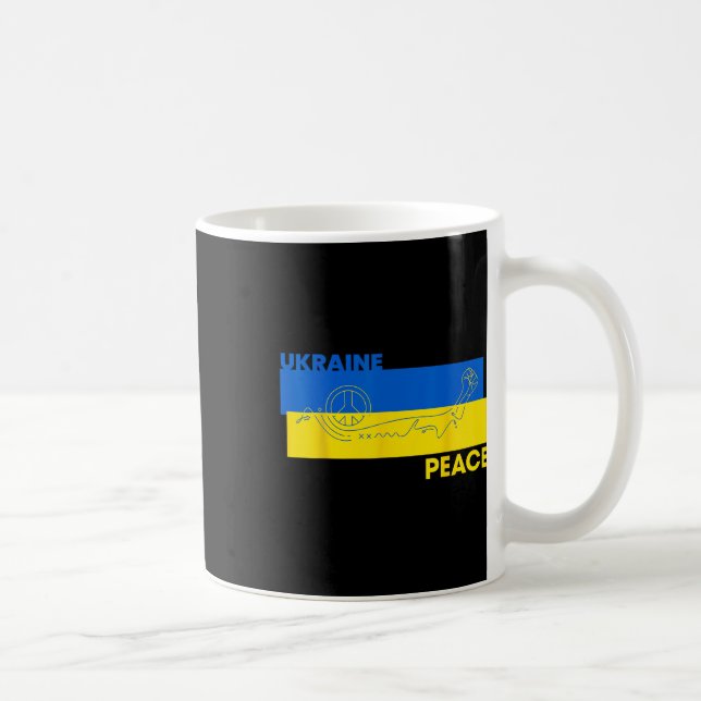 No War - Designs For The Peace Movement 4  Kaffemugg (Höger)