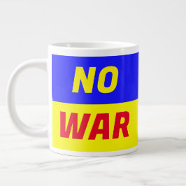 NO WAR Jumbo Mugg