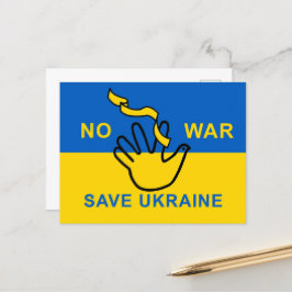 No war, save Ukraine Vykort