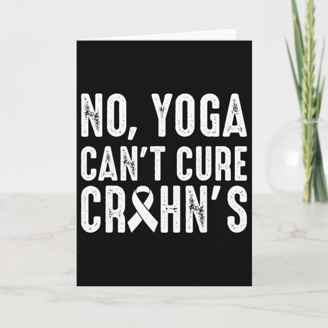 No Yoga Cant Cure Crohn's Disease  Kort (Framsida)
