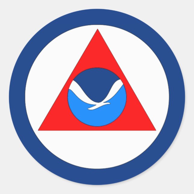 NOAA FLAGGA RUNT KLISTERMÄRKE (Framsida)