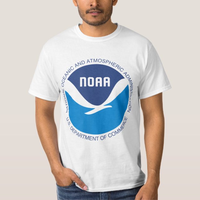 NOAA National Oceanic and Atmospheric Administrati T Shirt (Framsida)