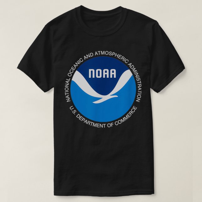 NOAA National Oceanic and Atmospheric Administrati T Shirt (Design framsida)