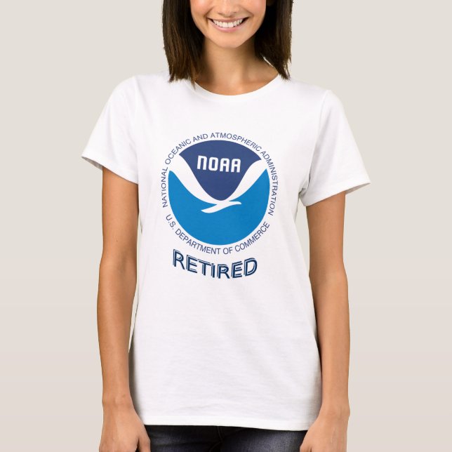 NOAA Retrött Shirt Tee Shirt (Framsida)
