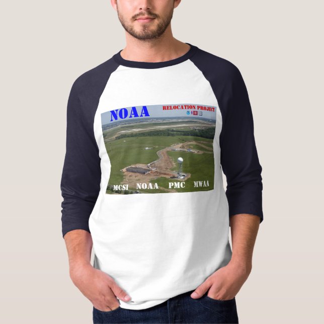 NOAA-VÄDERFÖRFLYTTNING PROJEKTERAR -… - skräddarsy T-shirt (Framsida)