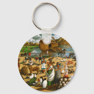 NOAH ARK: ORIGINAL- MÅLNING: EFTER FLOD NYCKELRING