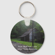 Noah "Bud" Ogle Cabin Keychain