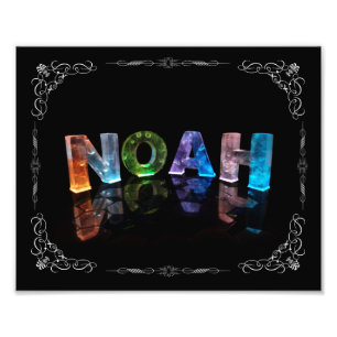 Noah - den kända Noahen i 3D tänder (fotografera Fototryck