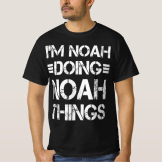 Noah gör Noah Sak Personlig Noah Namn T Shirt