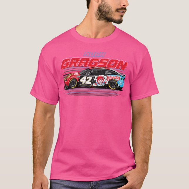 Noah Gragson 42 Camaro T Shirt (Framsida)