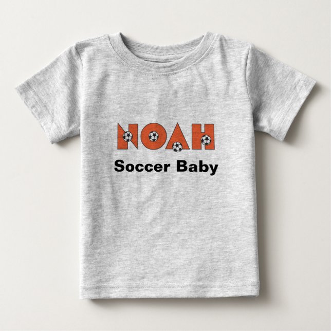 Noah i Orangen Soccer T-shirt (Framsida)