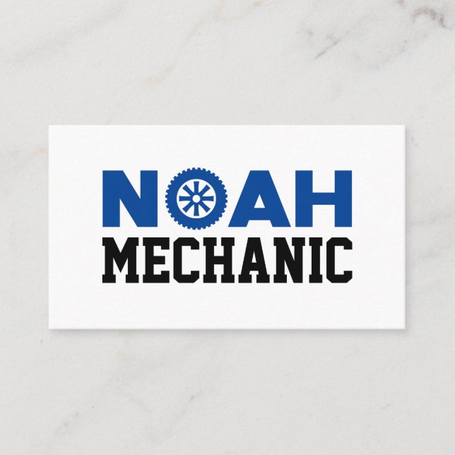 Noah Mechanic Visitkort (Framsida)