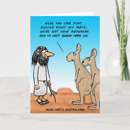 Noah möter några australier kort