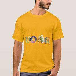 NOAH Namn Art med blommor som är broderade T Shirt