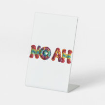NOAH Namn i Vibrant Crochet Mönster