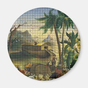 Noah och ark magnet