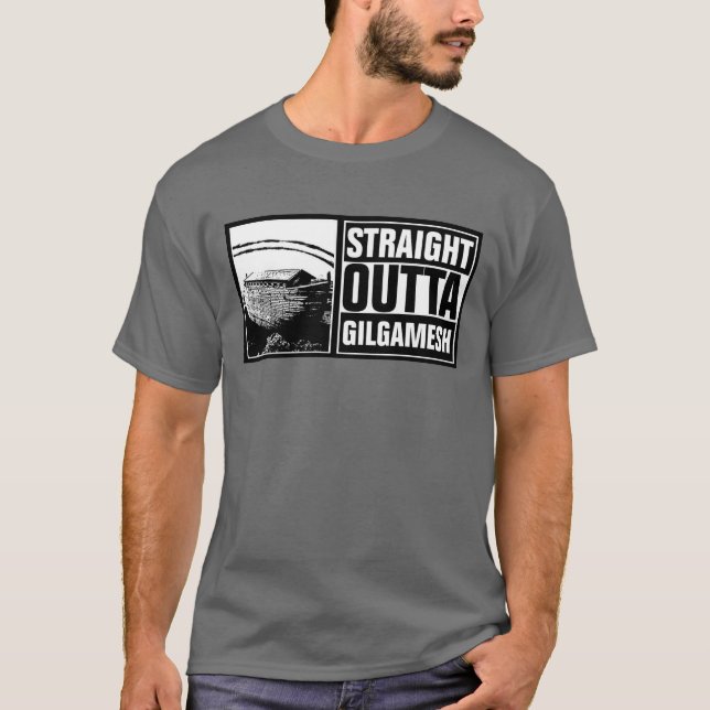 Noah Rakare Outta Gilgamesh T Shirt (Framsida)