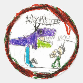 Noah: Round Sticker Runt Klistermärke