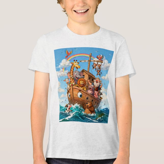 Noah’s Great Ark Adventure  T Shirt (Framsida)
