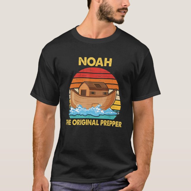 Noah The Original Prepper T Shirt (Framsida)