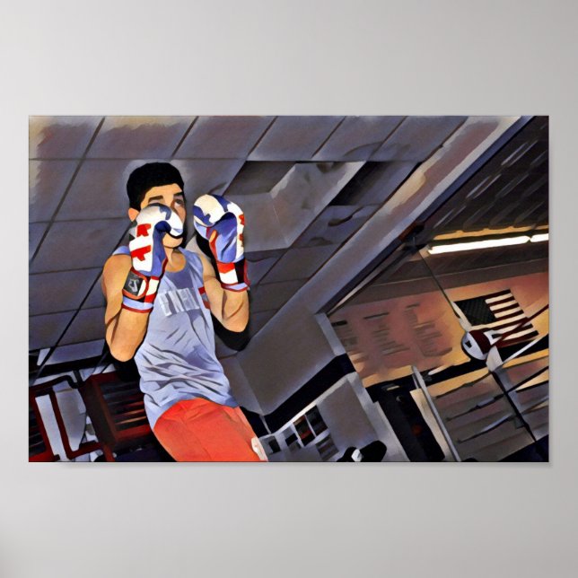 Noah Vintage Boxing Training Poster (Framsidan)