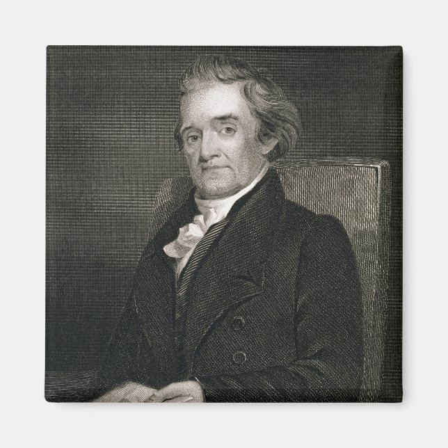 Noah Webster (1758-1843) graverad av Frederick W. Magnet (Framsidan)