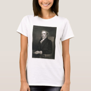 Noah Webster (1758-1843) graverad av Frederick W. T-shirt