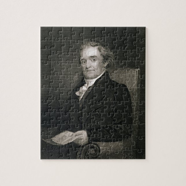 Noah Webster (1758-1843) som inristas av Frederick Pussel (Vertikal)
