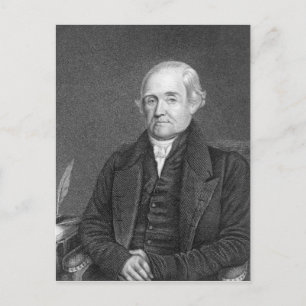 Noah Webster graverat av G. Parker Vykort