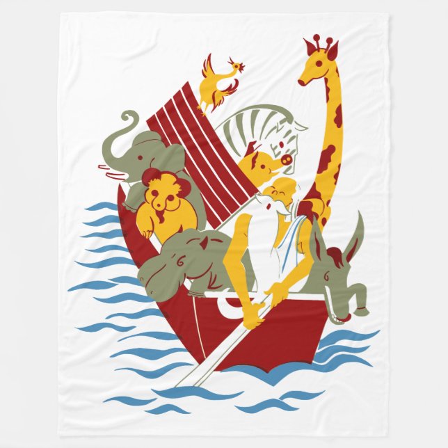 Noahs Arc Fleecefilt (Framsidan)