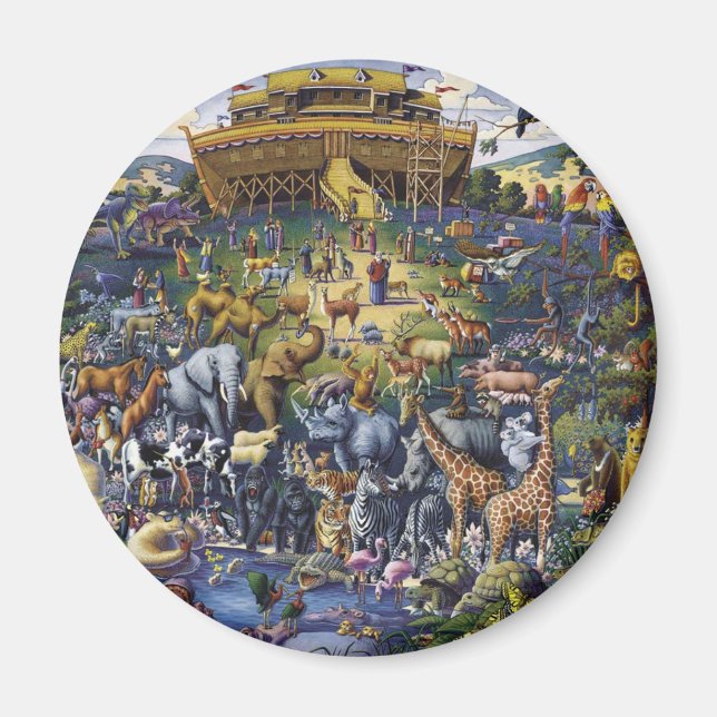 Noahs Ark Animals Magnet (Framsidan)