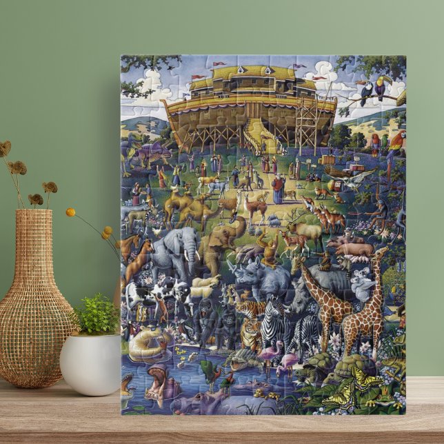 Noahs Ark Animals Pussel (Skapare uppladdad)