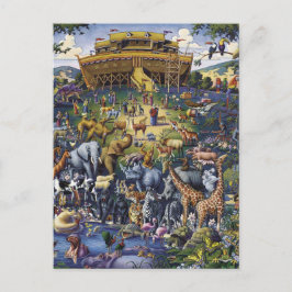 Noahs Ark Animals Vykort