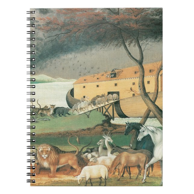 Noahs Ark Anteckningsbok Med Spiral (Framsidan)