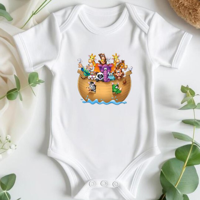 Noahs Ark Baby djur T Shirt (Skapare uppladdad)