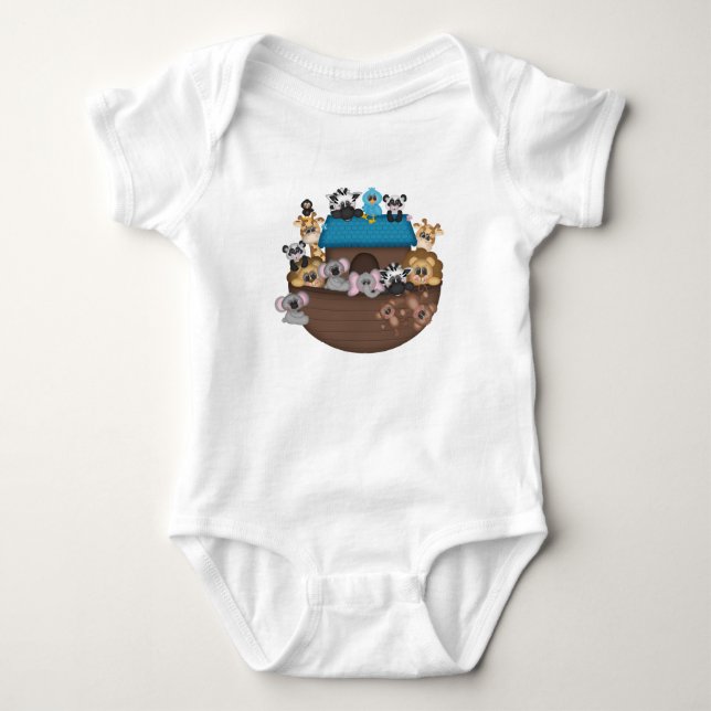 Noahs Ark Baby Jersey Bodykostym Tee (Framsida)
