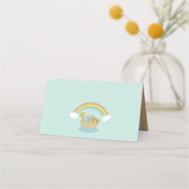 Noahs Ark Baby Shower Placeringskort