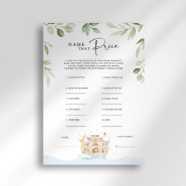 Noah's Ark Baby Shower Prislek Inbjudningar