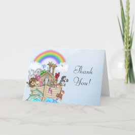 Noahs Ark Baby Shower Tack för ditt kort