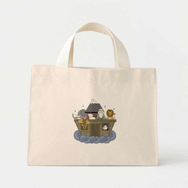 Noahs Ark Bag Mini Tygkasse (Framsidan)
