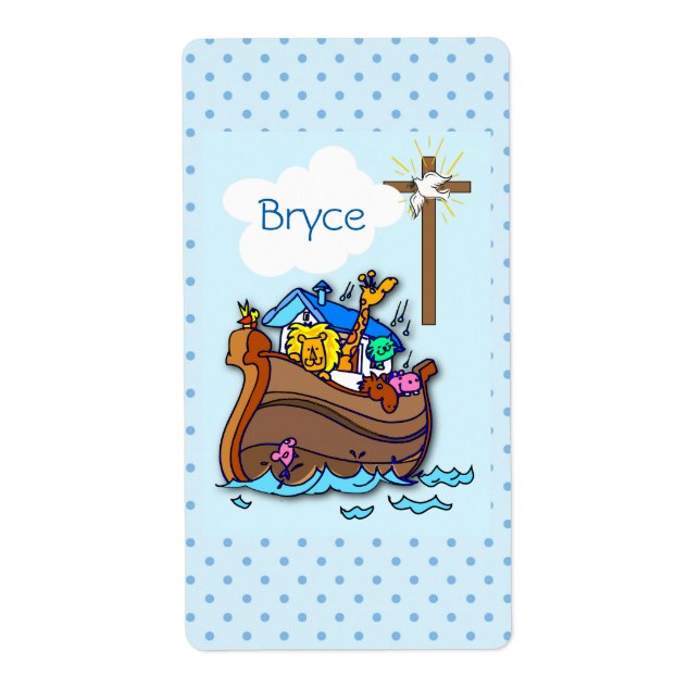 Noahs Ark-baptism, Boy Blue Fraktsedel (Framsidan)