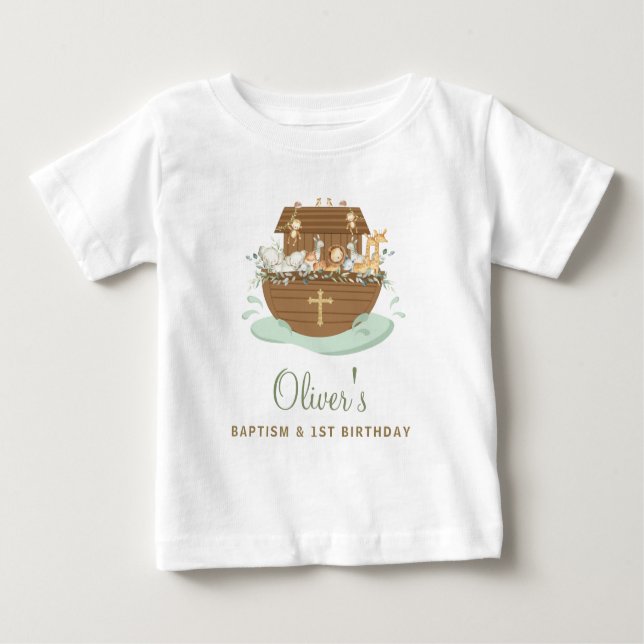 Noahs Ark-baptism - julafton Party T Shirt (Framsida)