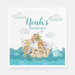 Noahs Ark Birthday Napkins Pappersservett