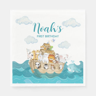 Noahs Ark Birthday Napkins Pappersservett