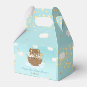Noahs Ark Blue Boy Baby Shower Tack Presentaskar