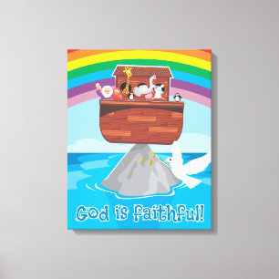 Noahs Ark Canvastryck
