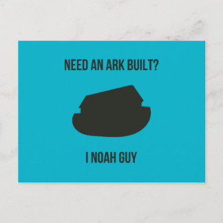 Noahs Ark Christian Pun Vykort